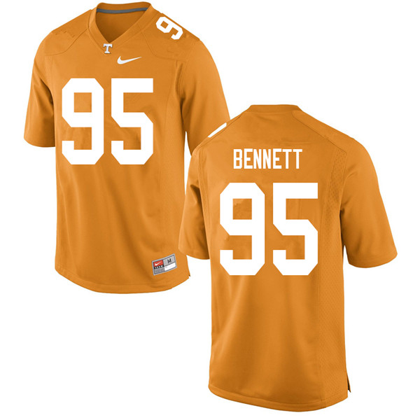 Men #95 Kivon Bennett Tennessee Volunteers College Football Jerseys Sale-Orange